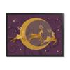 Stupell Industries Reindeers Flying Over Crescent Moon Glam Christmas Sky view 1