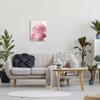 Blush Pink Peonies Florals Blooming Over White view 2