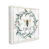 Stupell Industries Bee True Sentiment Country Floral Insect Pun view 1