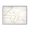 Stupell Industries Relaxing Zen Den Sign Minimal Charming Typography view 1