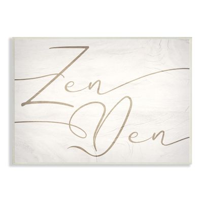 Relaxing Zen Den Sign Minimal Charming Typography