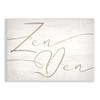 Relaxing Zen Den Sign Minimal Charming Typography view 1