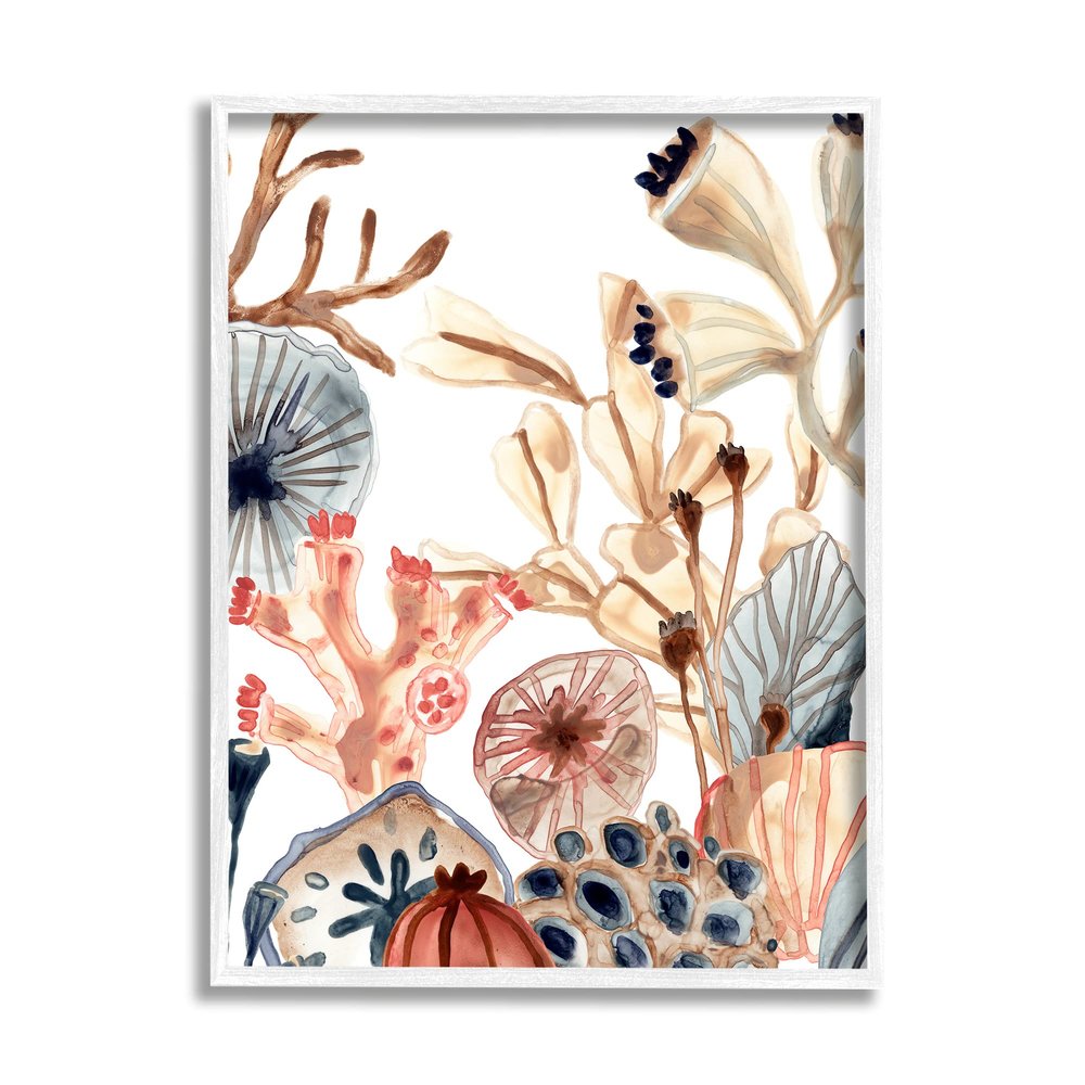Stupell Industries Ocean Floor Aquatic Life Sand Dollars Kelp Coral