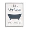 Stupell Industries Like Big Tubs Bathroom Phrase Good Hygiene Humor view 1