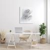 Stupell Industries Lily Floral Line Drawing Over Abstract Brush Pattern view 2