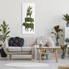 Stupell Industries Farm Animal Stack Green Grass Pattern Silhouette view 2
