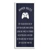 Stupell Industries Blue Gamer Rules Motivational Phrases for Children view 1