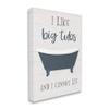 Stupell Industries Like Big Tubs Bathroom Phrase Good Hygiene Humor view 1