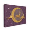 Stupell Industries Reindeers Flying Over Crescent Moon Glam Christmas Sky view 1