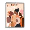 Stupell Industries Stronger Together Inclusive Phrase Group of Women view 1