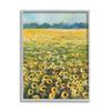 Stupell Industries Country Sunflower Field Yellow Floral Meadow Landscape view 1