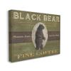 Stupell Industries Black Bear Fine Coffee Rustic Kitchen Mountain Animal view 1