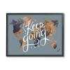 Stupell Industries Keep Going Sentiment Over Abstract Pattern World Map view 1