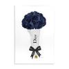 Stupell Industries Blue Rose Floral Bouquet Fashion Glam Bow view 1