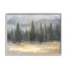 Stupell Industries Abstract Blurred Pine Tree Forest Landscape view 1