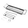 Cabilock 1pc Kitchen Sink Drain Shelf Expandable Dish Cloth Holder Compact Storage Rack for Soap and Utensils Fits Sinks Efficient Drainage Design view 1