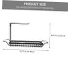 Cabilock 1pc Kitchen Sink Drain Shelf Expandable Dish Cloth Holder Compact Storage Rack for Soap and Utensils Fits Sinks Efficient Drainage Design view 2