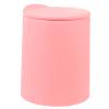 Cabilock Sturdy Plastic Kitchen Trash Can Push Lid Large Opening Bedroom Bathroom Mini Size view 1