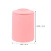 Cabilock Sturdy Plastic Kitchen Trash Can Push Lid Large Opening Bedroom Bathroom Mini Size view 4