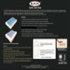 KOYOTO K-127 Cooling Gel Large Size Pillow Slow Rebound Memory Foam Pillow for Neck Care Cervical Care Wave Shape Ergonomic Contour Design Neck Pain Relieve Pillow Feeling Cool While Sleep. view 3