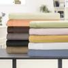 100% Egyptian Cotton 600 Thread Count 6 Pc Bed Sheets-Grand King Size, Deep Pocket Upto 21-24'' Sheet Set,Purple Stripe view 4