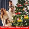 2025 Personalized Family Christmas Ornament - Snowman Couple Christmas Tree Ornament - Decorative Hanging Ornaments - Keepsake Gifts for Mom, Dad, Kid, Grandma, Grandpa - Free Customization view 4
