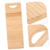 Cabilock 1pc Wood Washboard for Hand Washing Clothes and Wear Resistant Household Laundry Tool Wavy for Enhanced Friction for Efficient Clothing Cleaning view 4