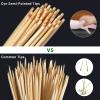 Non Pointy Wooden Skewers No Point/Kid Friendly Skewers for Fruit Kabobs view 2