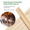 Non Pointy Wooden Skewers No Point/Kid Friendly Skewers for Fruit Kabobs view 3