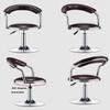 JHome-Barstools Rolling Low Swivel Stool Computer Desk Chair Height Adjustable from 40-55cm for Kitchen Bar Salon Spa Clinic Gas Lift Stool with Chrome Legs view 3