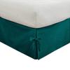 1 Piece Split Corner Tie Bed Skirt, 15 Inch Drop Length 800 Thread Cotton 100% Egyptian Cotton, Easy Fit & Fade Resistant, Full Size (54" x 75") Inch, Solid Teal view 3