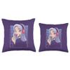 Anime is Life Anime Gamer Girl with Headset & Lollipop | Cute Graphic Throw Pillow, 18x18, Multicolor view 3