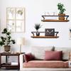 Cabilock Space-Saving Wall Rack Kitchen Storage Rack Pantry Organizers Over Door Storage Organizer Decorative Shelf 2 Pieces view 2