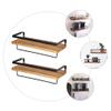 Cabilock Space-Saving Wall Rack Kitchen Storage Rack Pantry Organizers Over Door Storage Organizer Decorative Shelf 2 Pieces view 3
