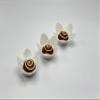 Fabric Handmade Truffle Cups | Truffle Liners | Truffle Wrappers | Fominhas | candy cups for chocolate | Forminhas de Brigadeiro | candy liners (White) view 4