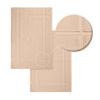 Ample Decor Bath Mats 100% Cotton 24 X 17 & 34 X 20 Inches, Oeko Tex Certified 1350 GSM Solid Construction Thick & Plush, Super Absorbent for Bathroom Floor, Shower Beige view 4