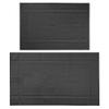 Ample Decor Bath Mats 100% Cotton 24 X 17 & 34 X 20 Inches, Oeko Tex Certified 1350 GSM Solid Construction Thick & Plush, Super Absorbent for Bathroom Floor, Shower Grey view 1