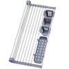 BBXTYLY Expandable Roll Up Dish Drying Rack Up to 22.8''with 2 Storage Baskets,Over The Sink Kitchen Rolling up Dish Drainer Drying Rack, Foldable,Rollable,for Kitchen Dishes(Expandable Width Size) view 1