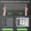 BBXTYLY Expandable Roll Up Dish Drying Rack Up to 22.8''with 2 Storage Baskets,Over The Sink Kitchen Rolling up Dish Drainer Drying Rack, Foldable,Rollable,for Kitchen Dishes(Expandable Width Size) view 3