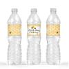 Your Main Event Prints Mom to Bee Baby Shower Bottle Wraps - 25 Yellow Neutral Water Bottle Labels - Perfect Decoration Favors view 2