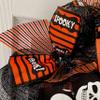 Enter If You Dare Happy Halloween Handmade Deco Mesh Wreath. Available in 24 inch and 28 inch diameters view 3