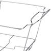 Nicole Fantini Chafing Wire Rack Serving Trays Food Warmer (20), Silver, 23.25 L x 12.13 W x 9.5 inch H view 3