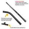 ALL PARTS ETC. Rainbow Wands for Wet and Dry Non Electric Use Only, One Straight Wand and One Lower Curved Handle Compatible with Rainbow Models D2 D3 D3C D4 D4C And SE view 2