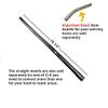 ALL PARTS ETC. Rainbow Wands for Wet and Dry Non Electric Use Only, One Straight Wand and One Lower Curved Handle Compatible with Rainbow Models D2 D3 D3C D4 D4C And SE view 3