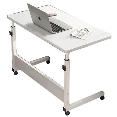 Simple Folding Table/Small Movable Desk/Wall Study Desk/Elevating Bedside Lazy Desk/Home Computer Desk (Size : 8040(70-90) cm)