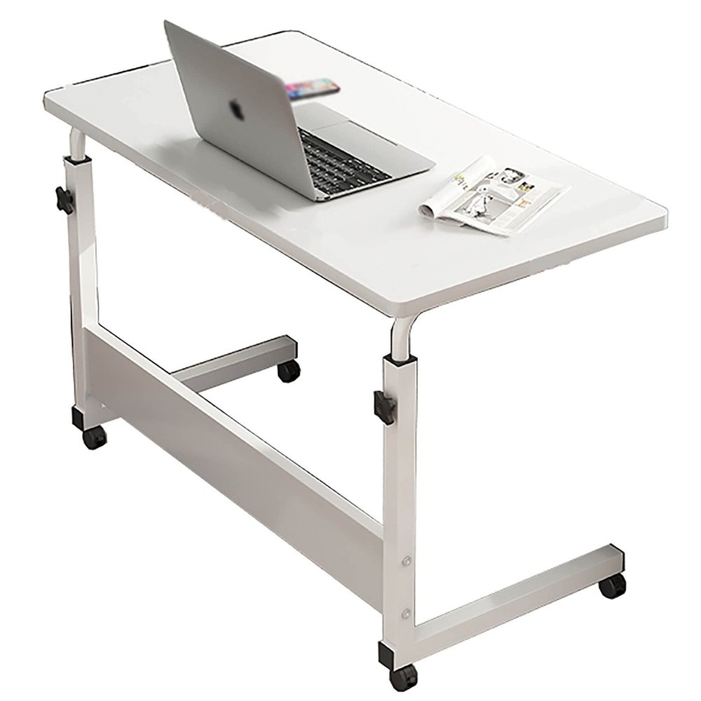 Simple Folding Table/Small Movable Desk/Wall Study Desk/Elevating Bedside Lazy Desk/Home Computer Desk (Size : 8040(70-90) cm)