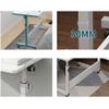 Simple Folding Table/Small Movable Desk/Wall Study Desk/Elevating Bedside Lazy Desk/Home Computer Desk (Size : 8040(70-90) cm) view 3
