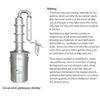 20L/35L/60LMoonshine Still itres Stainless Steel Wine Making Kit Water Distiller Home Brewing Kit for DIY Whisky Wine Brandy Gin Vodka (Produce 92% ABV) (20L) view 4