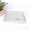 28cm Square Aluminium Alloy Nonstick Coating Leaky Baking Pan Biscuit Cookie Holder Bakery Oven Tray Steaming Tools DIY Bakeware (Aluminium Plain) view 3