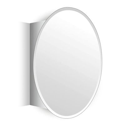 Bathroom Mirror Cabinet,Stainless Steel Wall-Mounted Storage Cabinet, Kitchen Wall Hanging Cabinet, Medicine Cabinet (Color : Silver, Size : 45 * 65 * 12cm)
